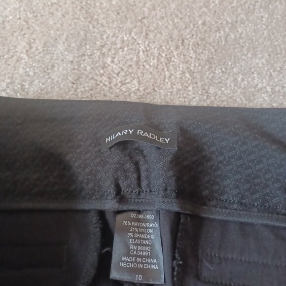 Hilary Radley Black Trousers Size 10 - Picture 3 of 4